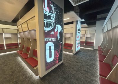 UMASS Football Locker Room-(Hadley, MA)