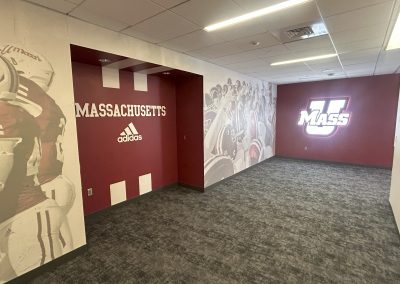 UMASS Football Locker Room-(Hadley, MA)